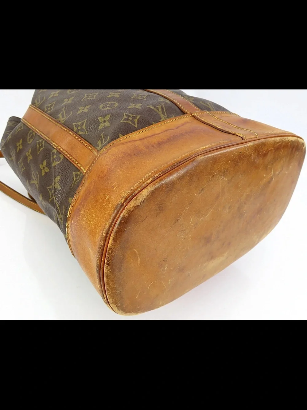 Louis Vuitton Brown Monogram Canvas Bucket Duffel Bag
